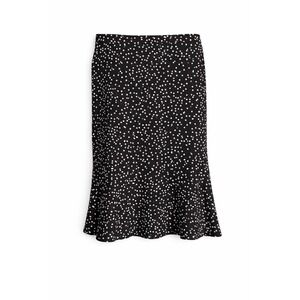 NWT Banana Republic Black White Polka Dot Skirt Size 12 MSRP $80